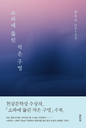소파에 뚫린 작은 구멍