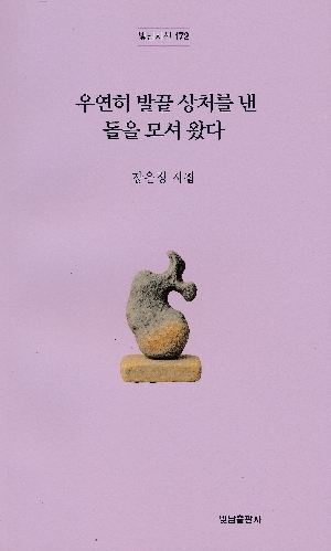 우연히 발끝 상처를 낸 돌을 모셔 왔다